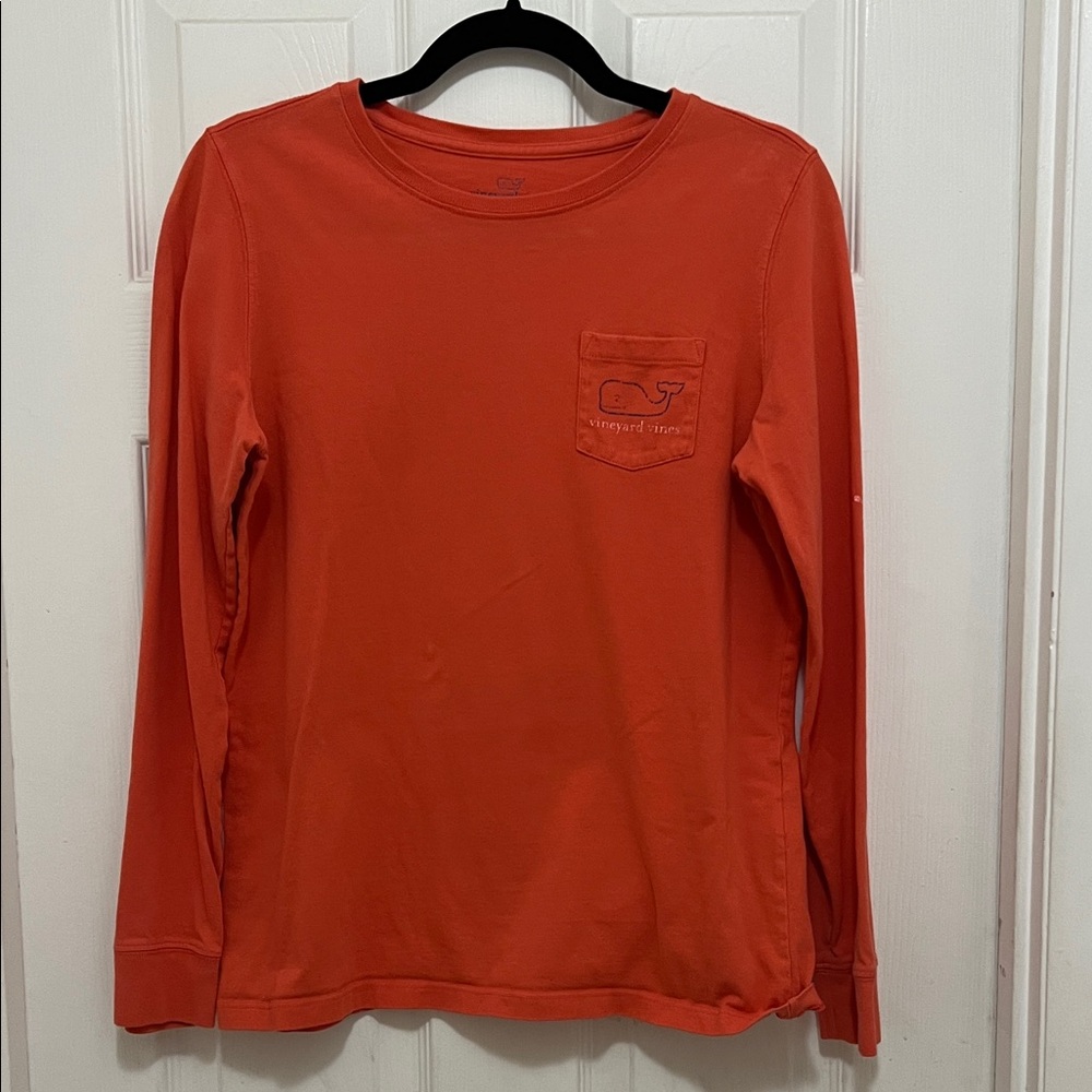 Vineyard Vines Salmon Colored Crew Neck Shirt